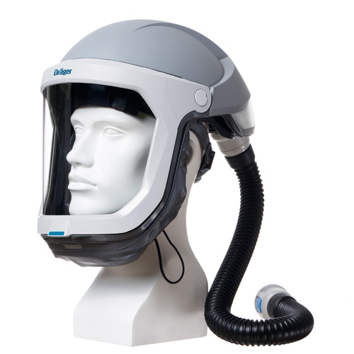 Draeger X-Plore 8000 Helmet w/ PC Visor and L1Z Neckpiece - 3710775