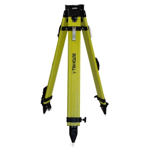 Dutch Hill DH01-018-DC - Heavy Duty Surveyors Tripod with Round Aluminum Head (Dual Clamp) ES7135