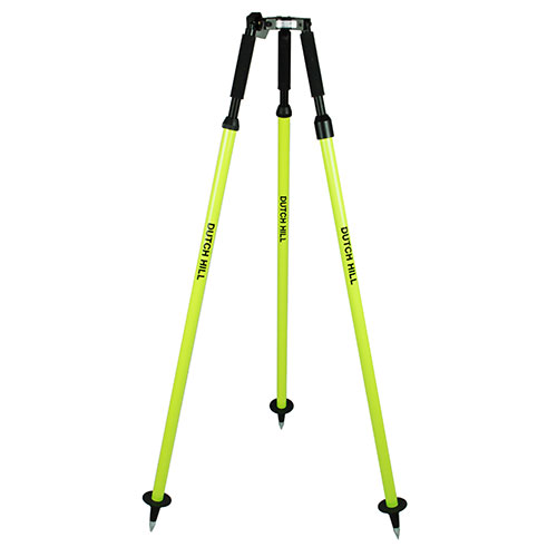 Dutch Hill DH04-002 - Aluminum Prism Pole Tripod - Fluorescent Yellow