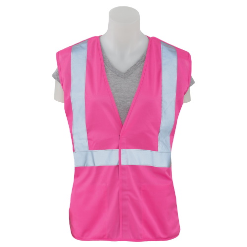 ERB S725 Women's Break-Away Vest Non-ANSI, Hi-Viz Pink - (6 Sizes Available)