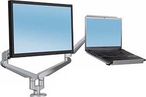 ESI Edge Series Monitor Arm and Laptop Tray Combo EDGE2COMBO