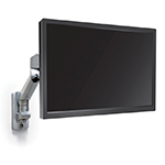 EDGE-Series Wall Mount Single Monitor Arm - Silver (SLV) Finish - EDGE-WALL-SLV ET11269