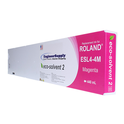 Photograph of ES Inks Replacement Cartridge for Roland - ESL4-4 - (7 Colors Available)