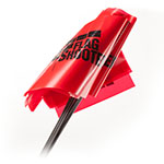 FlagShooter Plain 23" Straight Marking Flags - 1000 Per Box (10 Colors Available) ET10365