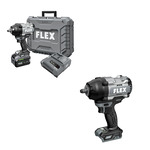 Flex Tools 24V 1/2" High Torque Impact Wrench - (2 Options Available) ET17440