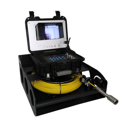 Forbest 3188KB Portable Pipeline Inspection Camera with Catch Frame Reel &amp; 100FT Cable - FB-PIC3188KB-100MC
