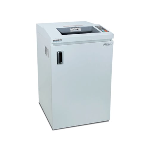 Formax OnSite Plastic &amp; Laminate Shredder, Strip/Spiral Cut - FD 87 Plasti