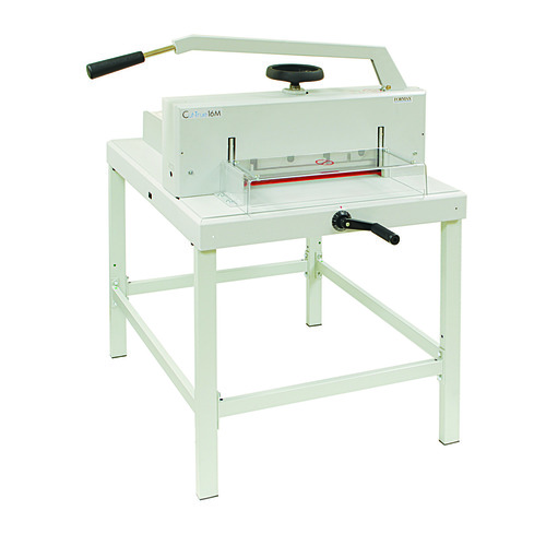 Formax Manual Guillotine Cutter w/ Laser Line &amp; Metal Stand  - Cut-True 16M