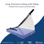 United 17" Commercial Guillotine Trimmer - T17 ET17138