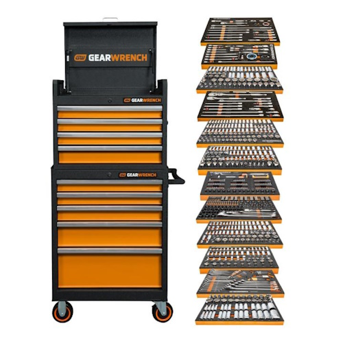 GearWrench 791 Piece MEGAMOD Master Mechanics Tool Set in Premium Modular Foam Trays w/ Tool Storage - MEGAMODPRO