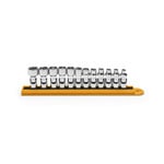  Gearwrench - 12 Piece 1/4&quot; Drive 6 Point Flex Metric Socket Set - 80311