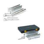 Gearwrench 3/8" Drive 6 Point Standard / 120XP Standard & Deep SAE/Metric Mechanics Tool Sets - (2 Options Available) ET17605
