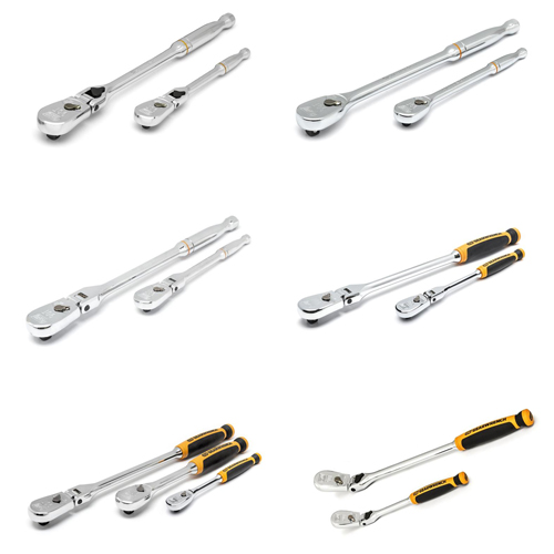 Gearwrench 1/4&quot; &amp; 3/8&quot; Drive 90-Tooth Teardrop Ratchet Sets - (6 Options Available)