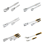 Gearwrench 1/4" & 3/8" Drive 90-Tooth Teardrop Ratchet Sets - (6 Options Available) ET17607