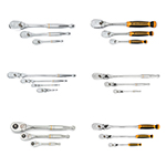 Gearwrench 1/4", 3/8" & 1/2" Drive 90-Tooth Ratchet Sets - (6 Options Available) ET17608