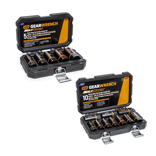  Gearwrench 1/2" Drive Bolt Biter Deep Extraction Socket Sets - (2 Options Available)