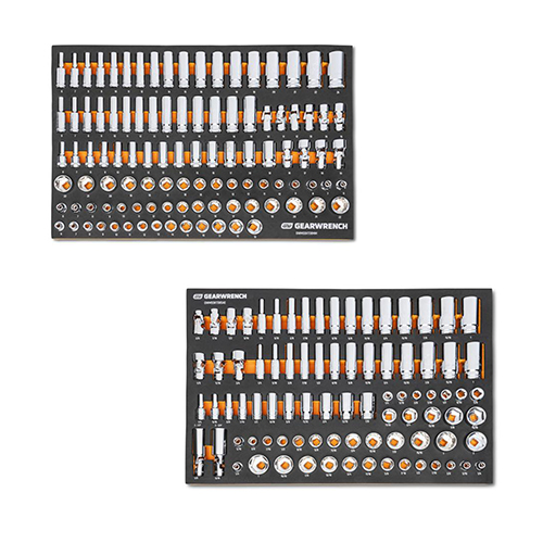  Gearwrench 3/8&quot; Drive Master Socket Sets in Foam Storage Tray (Metric/SAE) - (2 Options Available)