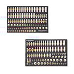 Gearwrench 3/8" Drive Master Socket Sets in Foam Storage Tray (Metric/SAE) - (2 Options Available) ET17653