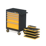 Gearwrench 247 Piece MEGAMOD Mechanics Tool Set in Modular Foam Trays with Storage Unit - MEGAMOD247 ET17963