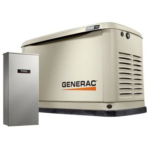 Generac 18/17 kW Air-Cooled Standby Generator, Alum Enclosure, 200SE (not CUL) Updated EPA Certification - 7228