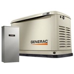 Generac 18/17 kW Air-Cooled Standby Generator, Alum Enclosure, 200SE (not CUL) Updated EPA Certification - 7228 ET17416