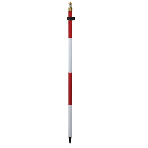 GeoMax 833639 - 8.5 FT Adjustable Tip Quick Release Prism Pole - Dual Graduations ES8716