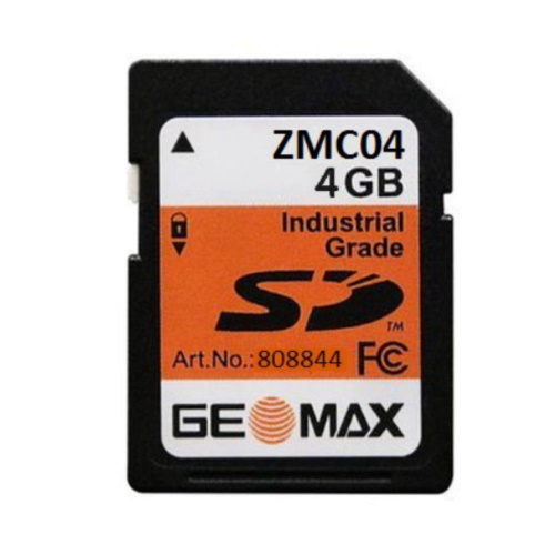 GeoMax ZMC04 Micro SD card 4GB with Adapter for Zenith 10/20/25/35 GNSS - 808844