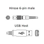 GeoMax ZDC102 Cable Lemo-USB - 771060 ET13151