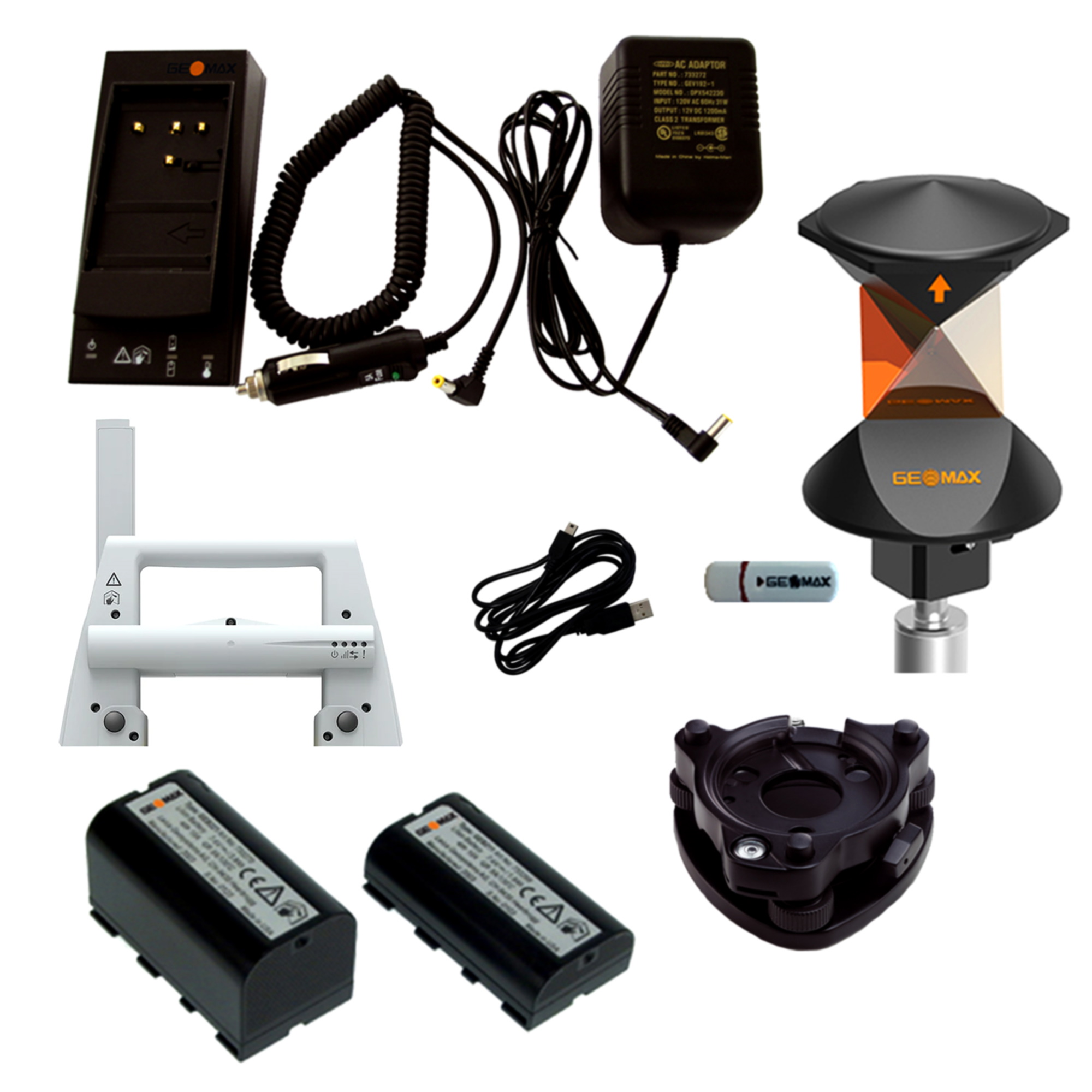 GeoMax Zoom95, A10, 5" Robotic Total Station Package 6017106