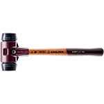 Halder Simplex Soft-Face Mallet with Black Rubber Inserts, Cast Iron Housing and Wood Handle - (6 Sizes Available) ET15489