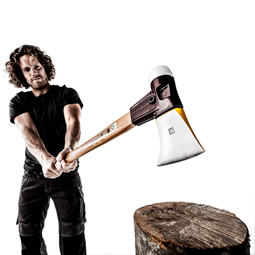Halder 30.12 in. Simplex Axe with Nylon Insert/Cast Iron Housing and Hickory Handle - 3008.750