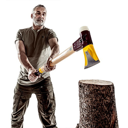 Halder 30.12 in. Simplex Splitting Axe with Nylon Insert/Cast Iron Housing and Hickory Handle - 3008.751