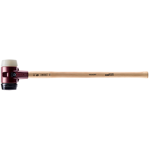  Halder 31.5 in. Simplex Sledgehammer with Nylon &amp; Black Rubber Inserts/Cast Iron Housing &amp; Hickory Handle - 3028.081