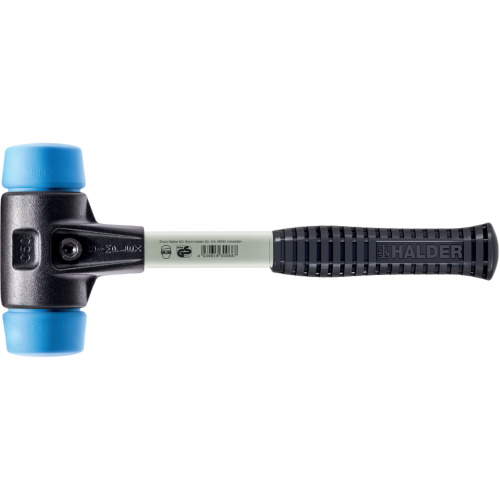 Halder Simplex Mallet w/Blue TPEsoft Insert, NonMarring / Heavy Duty