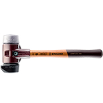 Halder Simplex Mallet with Aluminum & STAND-UP Black Rubber Inserts/Cast Iron Housing & Wood Handle - (3 Sizes Available) ET15582