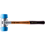 Halder 12.99 in. Simplex Mallet with Oversized Soft Blue Rubber,Non-Marring Inserts/Lightweight Alumimum Housing & Wood Handle - 3101.051 ET15589
