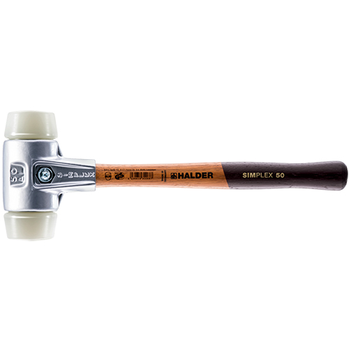 Halder Simplex Mallet with Nylon Inserts/Lightweight Aluminum Housing