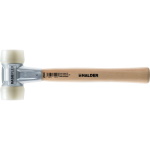 Halder Baseplex Mallet w/Nylon Face Insert / Zinc Die Cast Housing & Wood Handle - (4 Sizes Available) ET15613