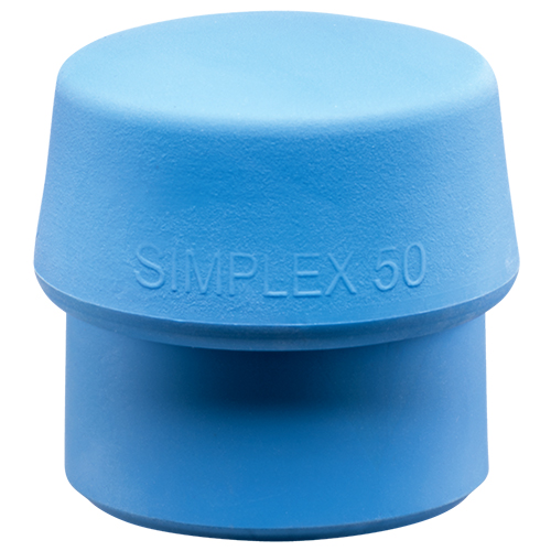 Halder Simplex Soft Blue Rubber &amp; Non-Marring Replacement Face Insert - (5 Sizes Available)