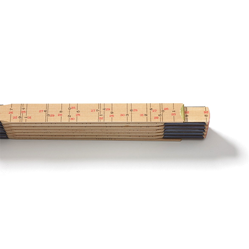 Photograph of Hultafors BS78-2-12 Brickspacing Wooden Folding Ruler - 101304U