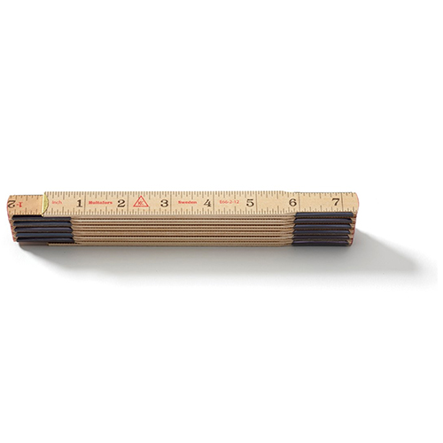  Hultafors E66-2-12 Wooden Folding Ruler - 101204U