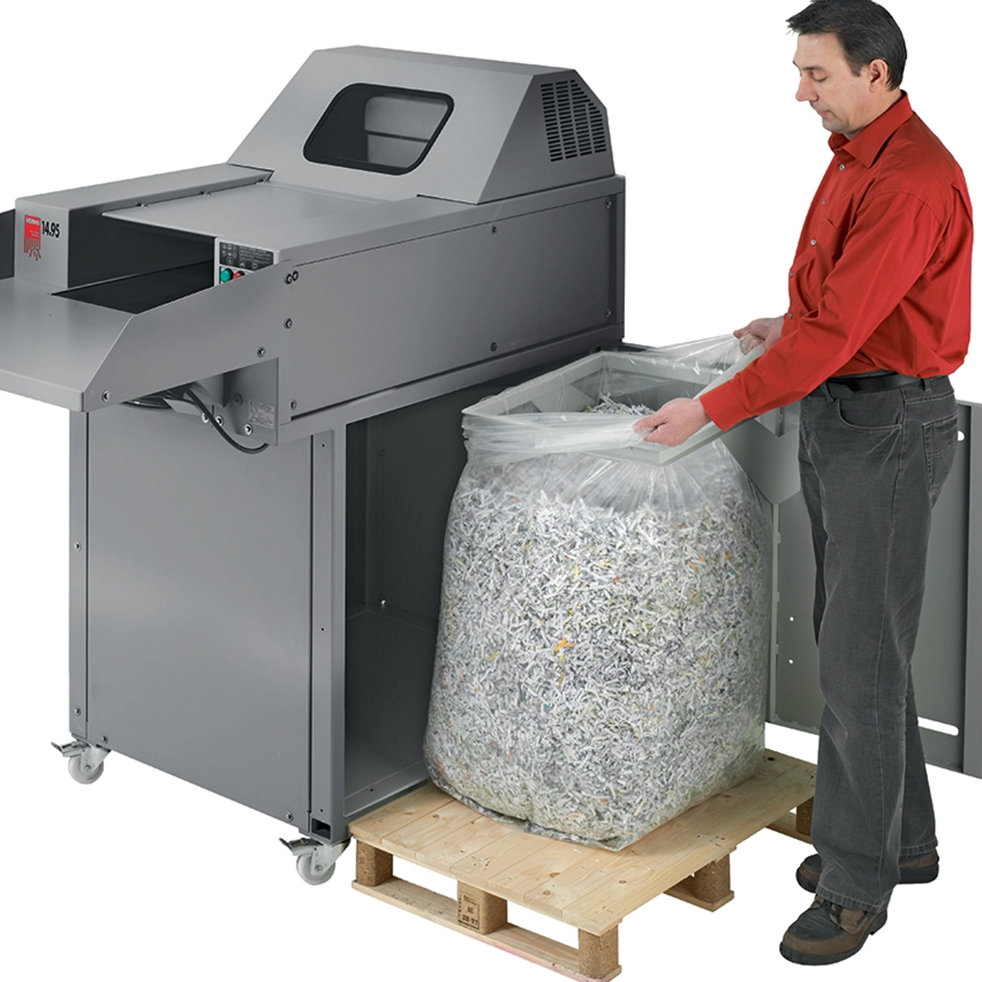 Industrial shredder machine