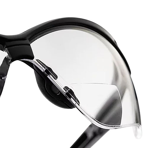 Photograph of Jackson SG Safety Glasses with Black Frame and Hardcoat Anti-Scratch Clear Lens - 50000
