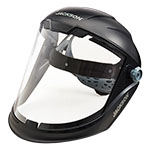 Jackson Safety MAXVIEW Premium Face Shield with 370 Speed Dial Ratcheting Head Gear Suspension (14200) ET14205