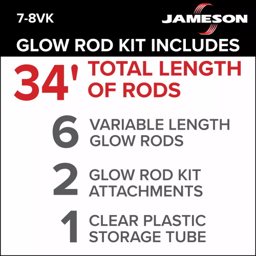 Photograph of Jameson Combo Glow Rod Kits - (3 Options Available)