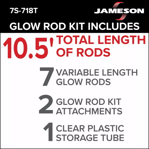 Photograph of Jameson Glow Fish Rod Kit 3/6 inch - (3 Lengths Available)