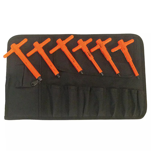  Jameson 6-Piece Insulated T-Handle Hex Key Set - Metric - JT-KT-02665