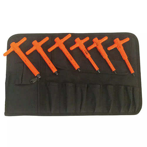  Jameson 6-Piece Insulated T-Handle Hex Key Set - Standard - JT-KT-02667