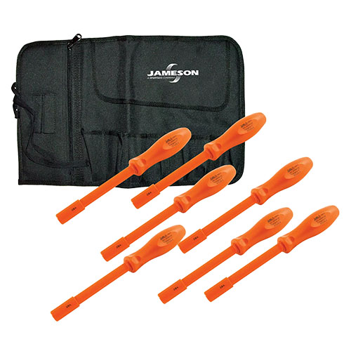  Jameson 7-Piece Insulated Nut Driver Set - JT-KT-02295