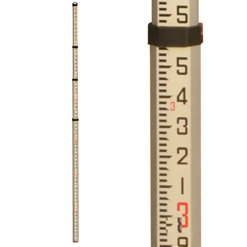 Johnson Level 13-Foot Dual-Scale Aluminum Grade Rod 40-6310 ES2627
